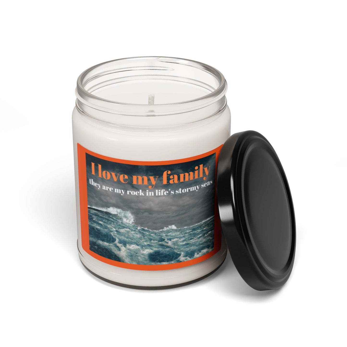 Family Love Scented Soy Candle - Ocean Breeze, 9oz