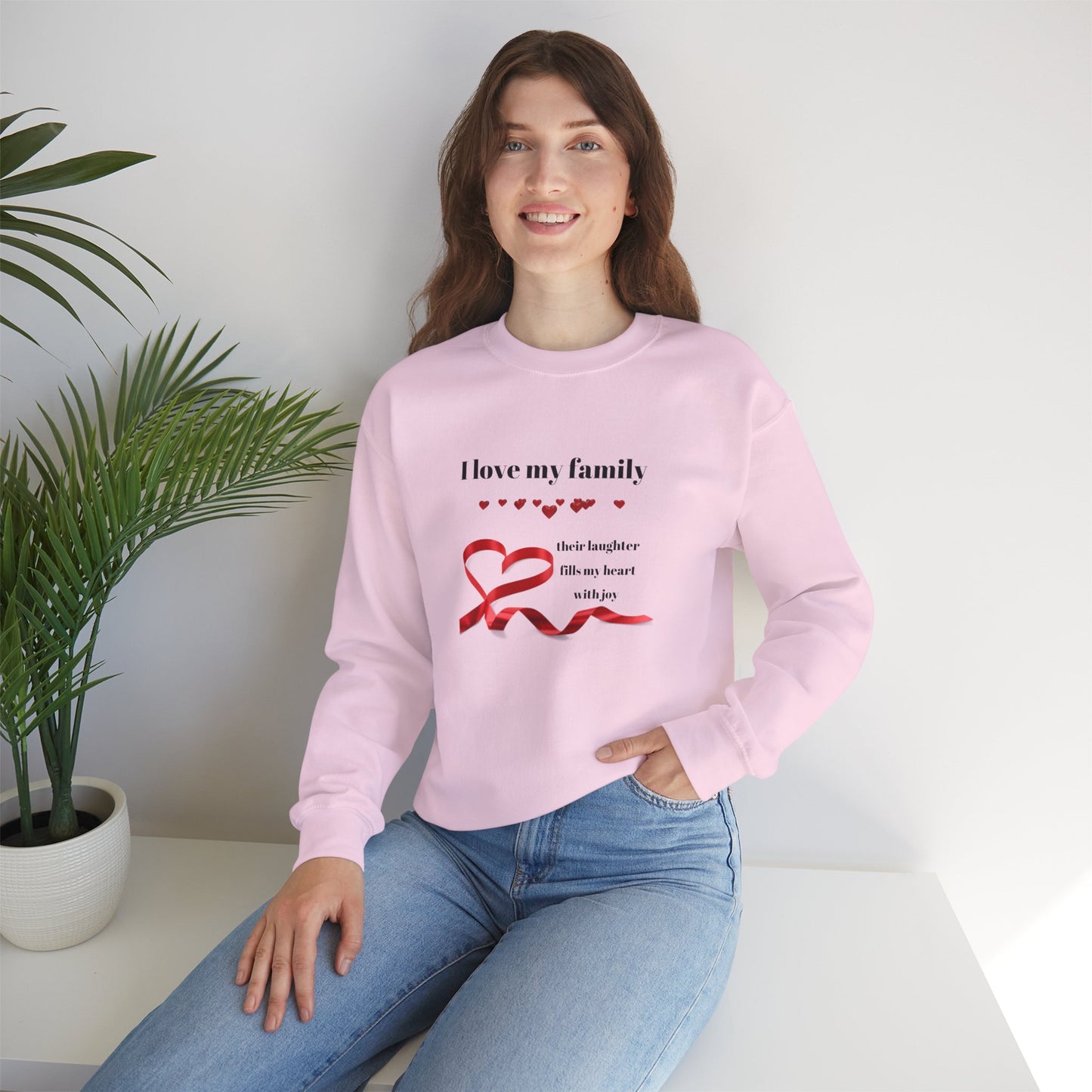 Giftedforfamily best family gifts ideas, Family Love Crewneck Sweatshirt