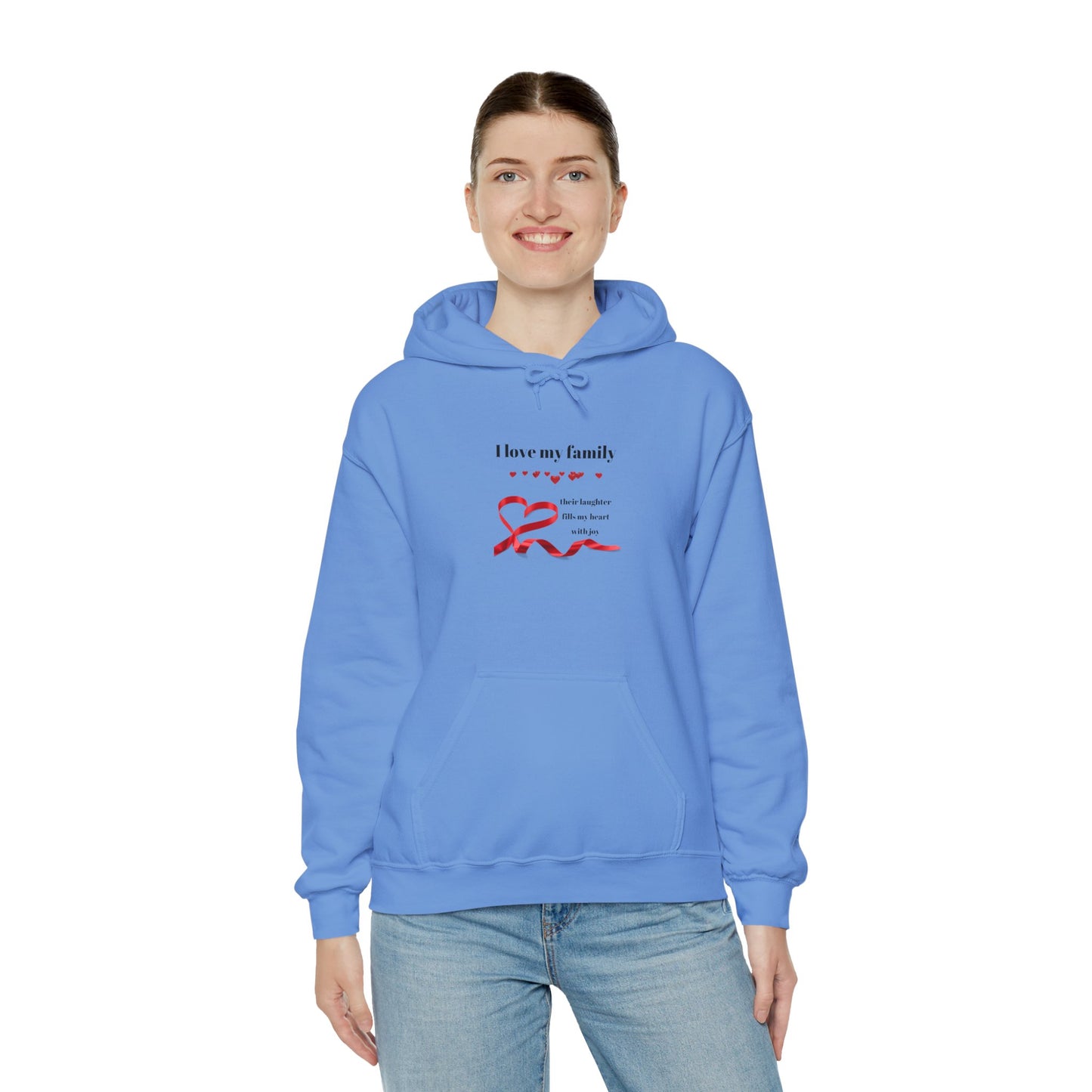 Love My Family Unisex Hooded Sweatshirt - Cozy Family Connection