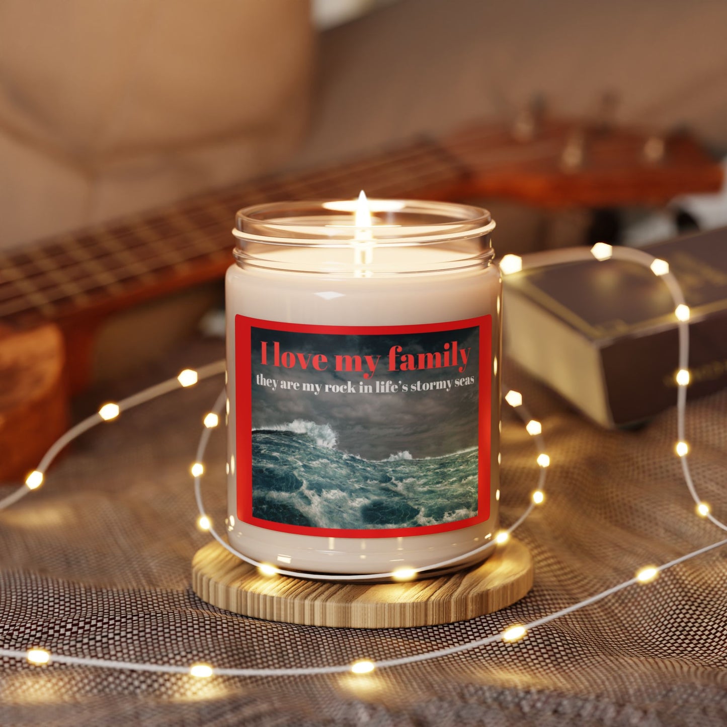 Love My Family Scented Soy Candle - 9oz - Ocean Vibes Decor