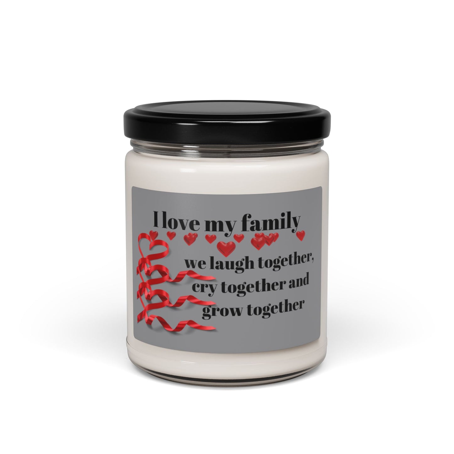 Family Bonding Scented Soy Candle | 9oz | I Love My Family | Perfect Gift for Special Occasions