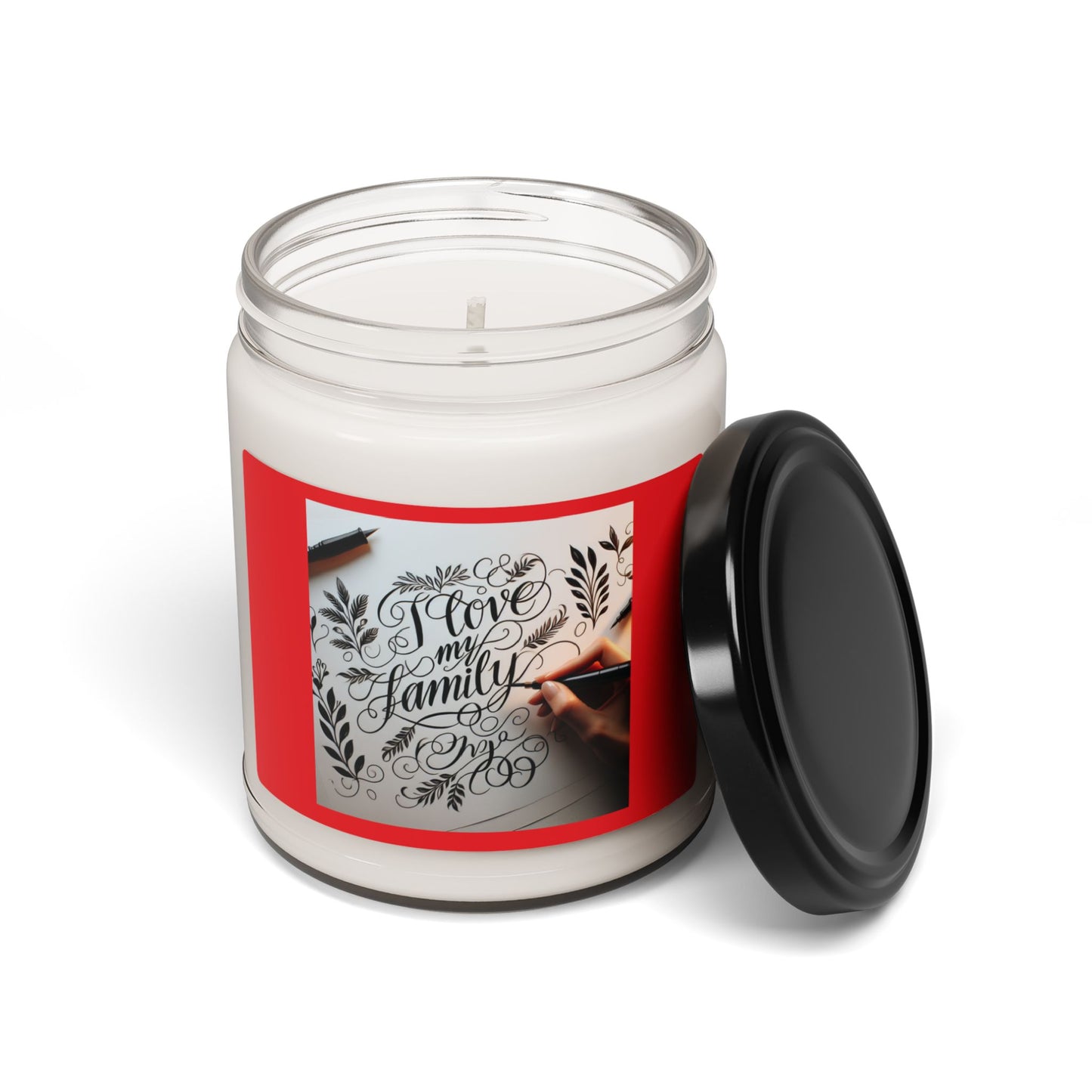 Love My Family Scented Soy Candle - 9oz - Heartwarming Home Gift