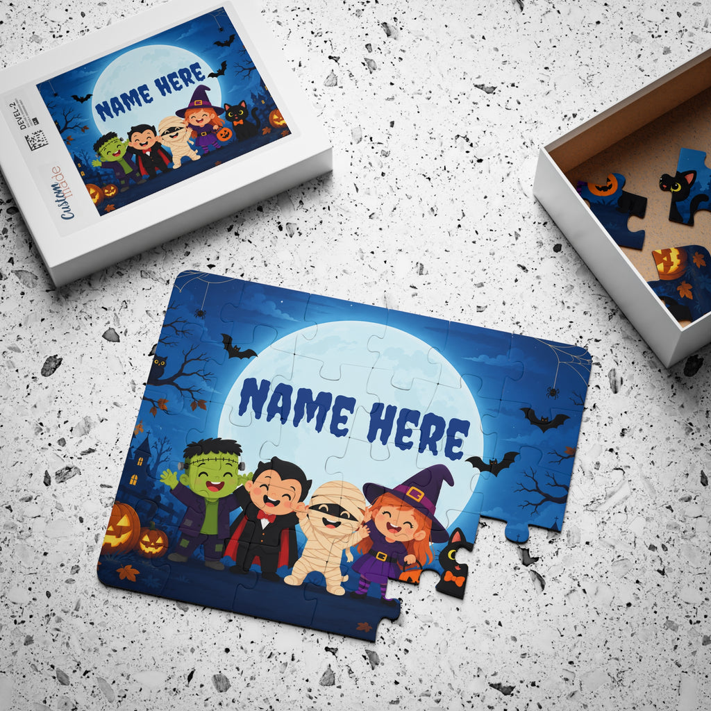 Little Monsters Halloween Puzzle