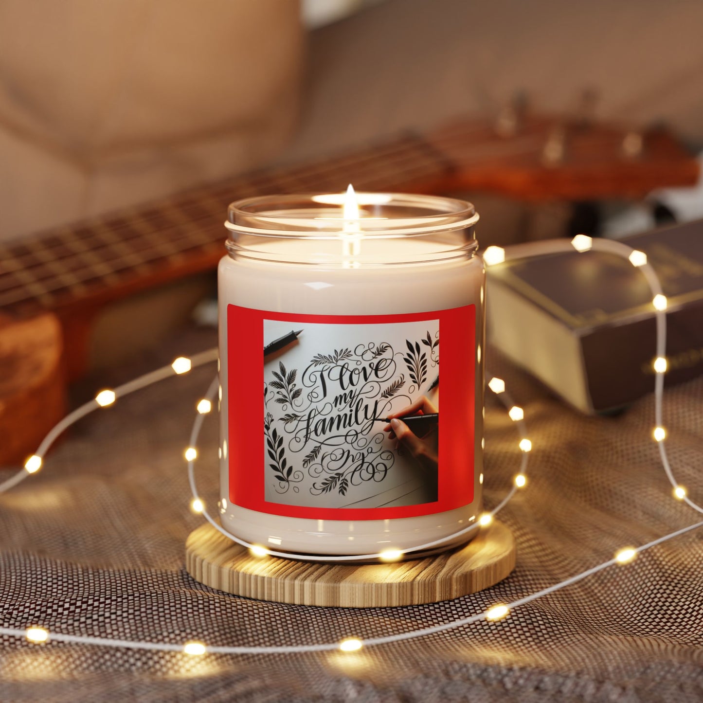 Love My Family Scented Soy Candle - 9oz - Heartwarming Home Gift