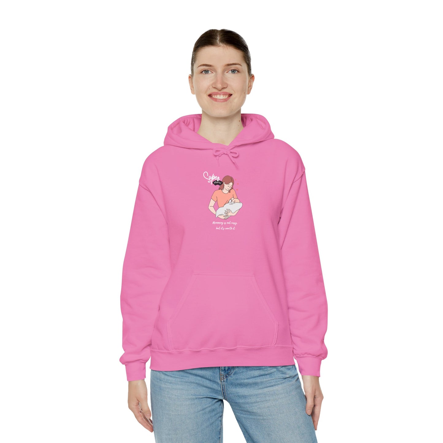 Super Mom Unisex Hooded Sweatshirt