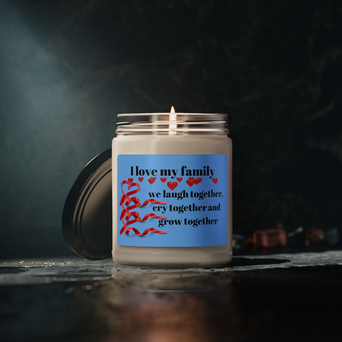 Family Bonding Scented Soy Candle | 9oz | I Love My Family | Perfect Gift for Special Occasions