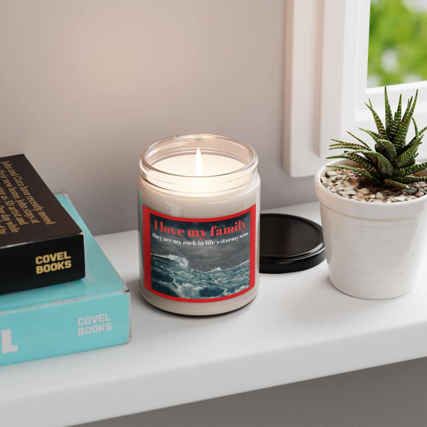 Love My Family Scented Soy Candle - 9oz - Ocean Vibes Decor