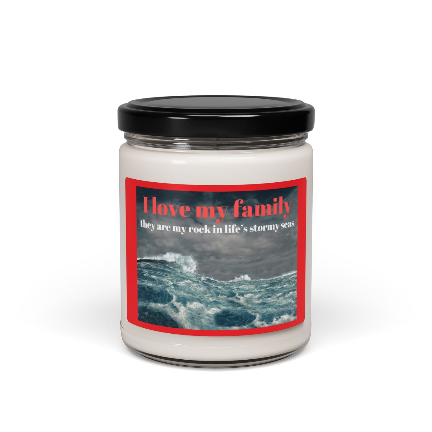 Love My Family Scented Soy Candle - 9oz - Ocean Vibes Decor