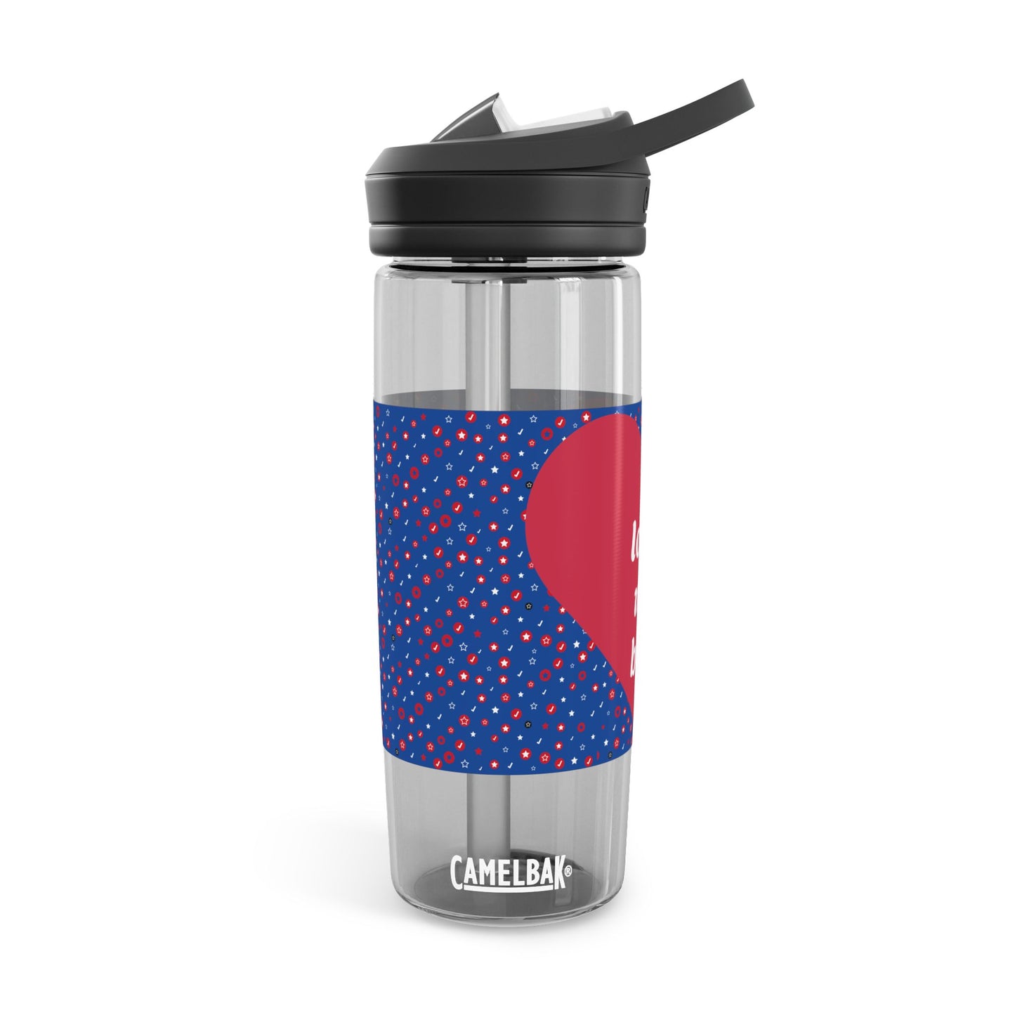 CamelBak Eddy® Love Water Bottle - 20oz/25oz with Heart Design "I love my boy"