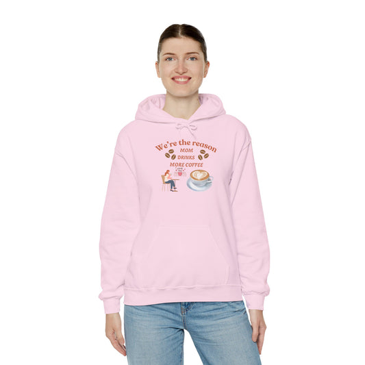 Mom Coffee Love Hoodie - Unisex Heavy Blend Sweatshirt