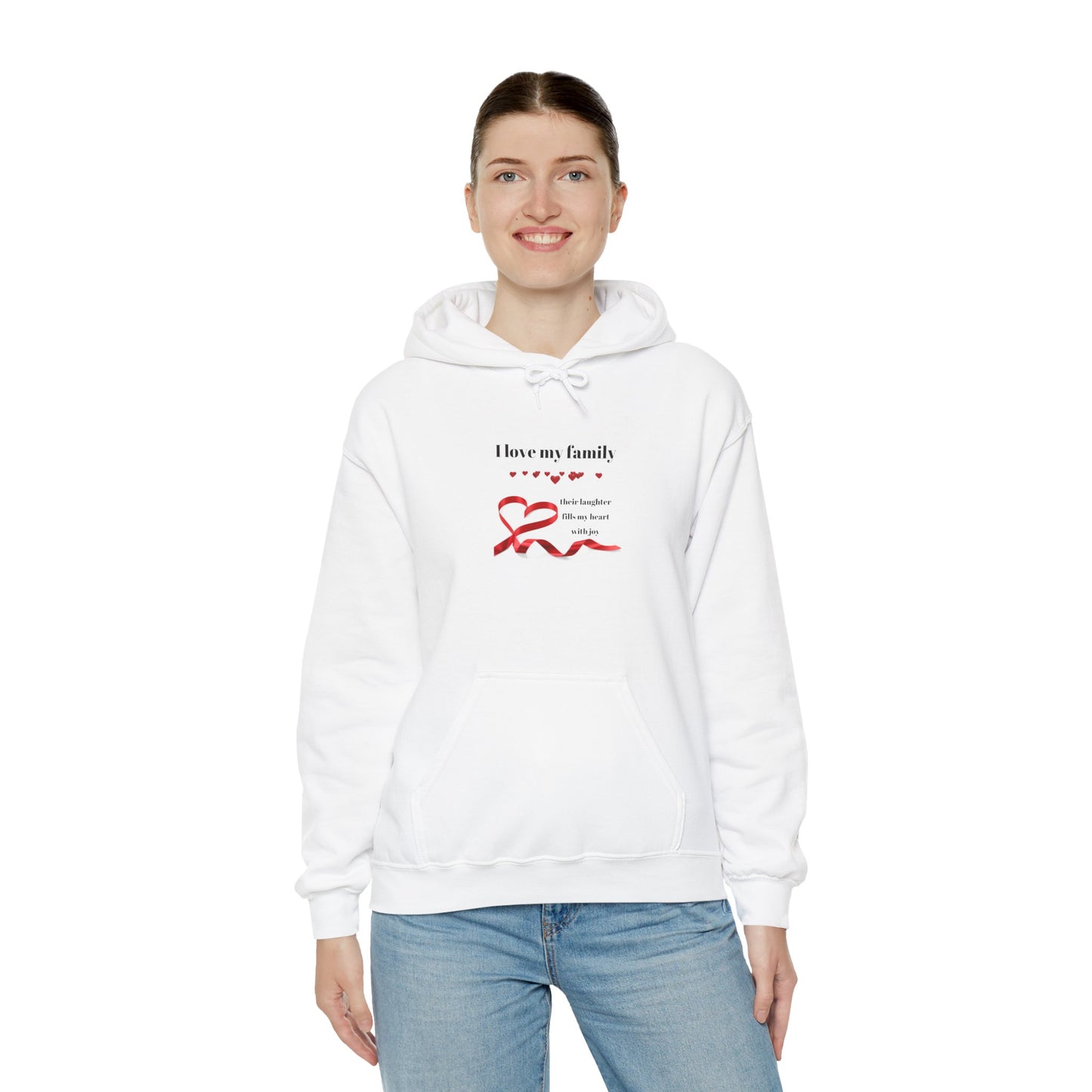 Love My Family Unisex Hooded Sweatshirt - Cozy Family Connection