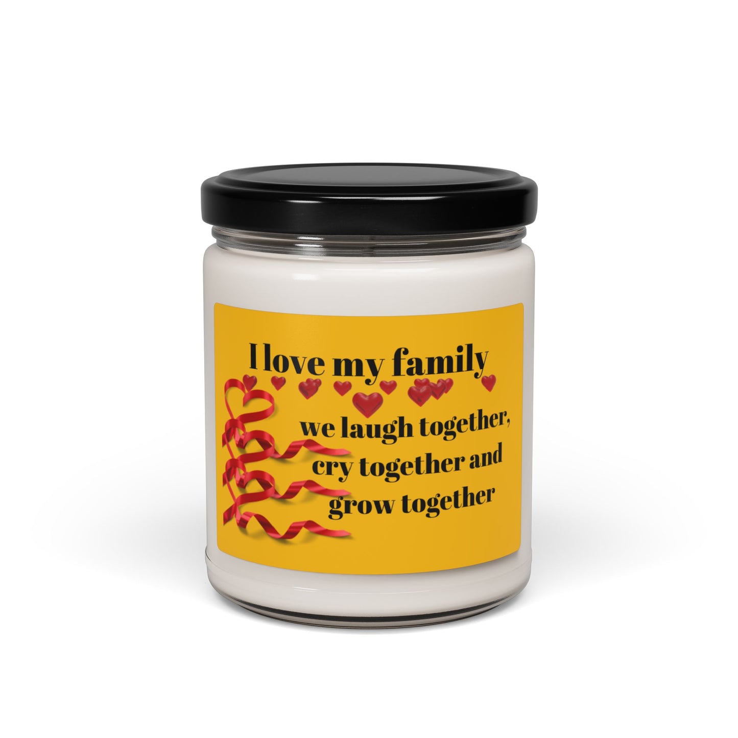 Family Bonding Scented Soy Candle | 9oz | I Love My Family | Perfect Gift for Special Occasions