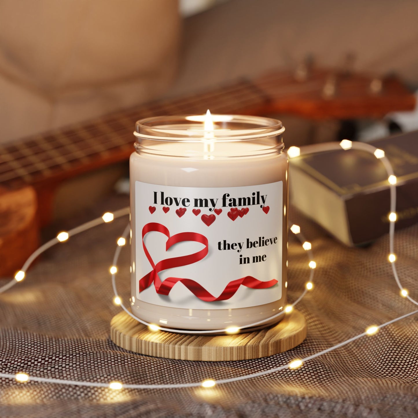 Family Love Scented Soy Candle - Heartfelt Gift for Loved Ones