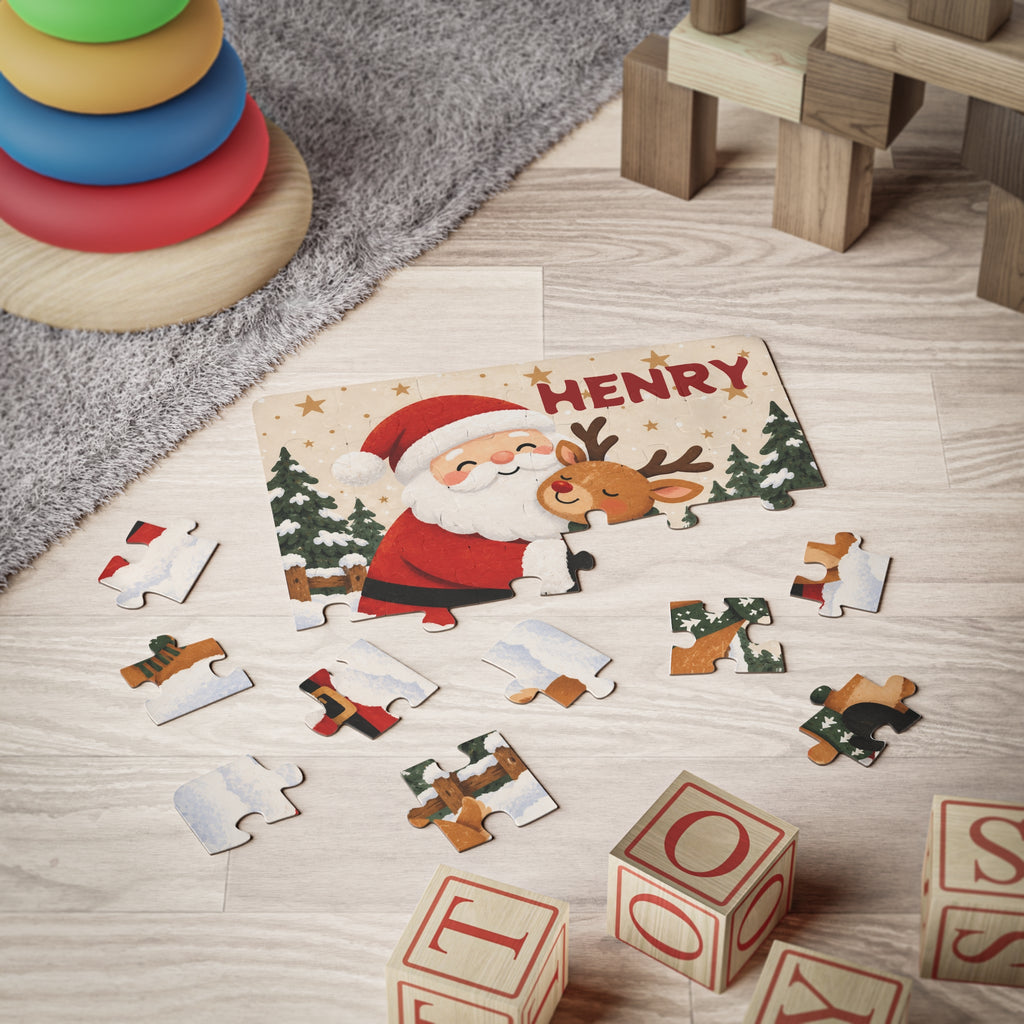 Santa & Reindeer Christmas Puzzle