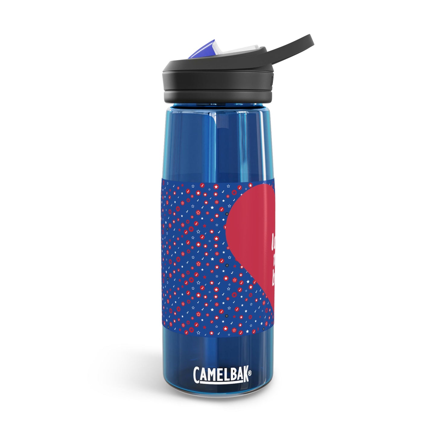 CamelBak Eddy® Love Water Bottle - 20oz/25oz with Heart Design "I love my boy"