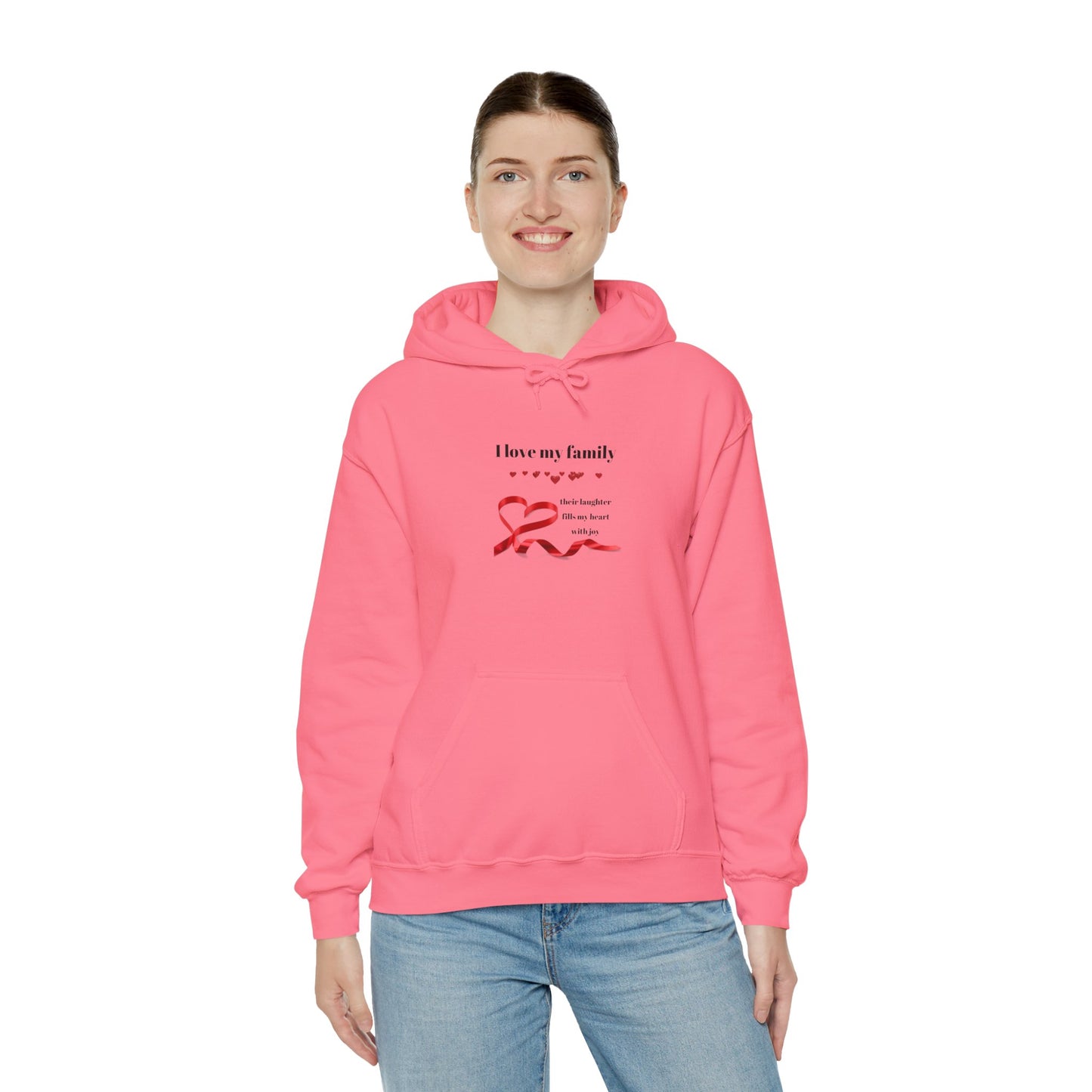 Love My Family Unisex Hooded Sweatshirt - Cozy Family Connection