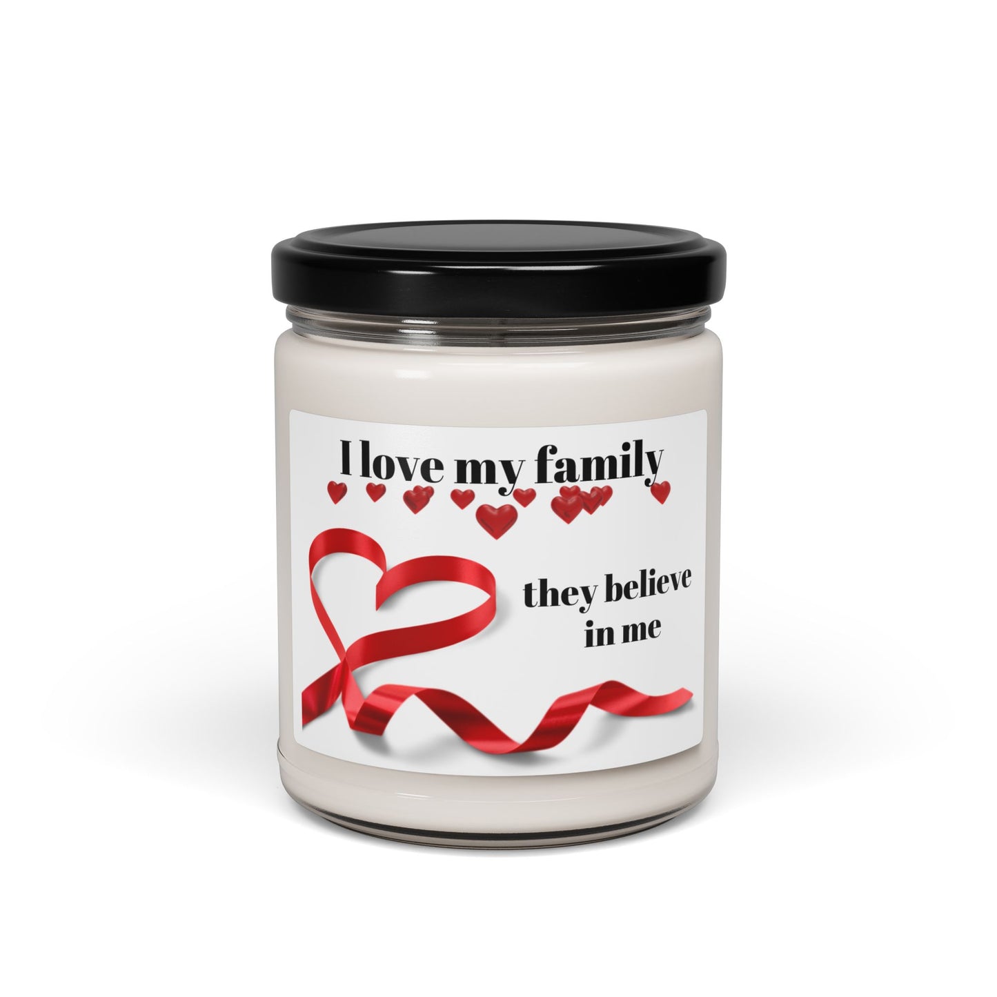 Family Love Scented Soy Candle - Heartfelt Gift for Loved Ones