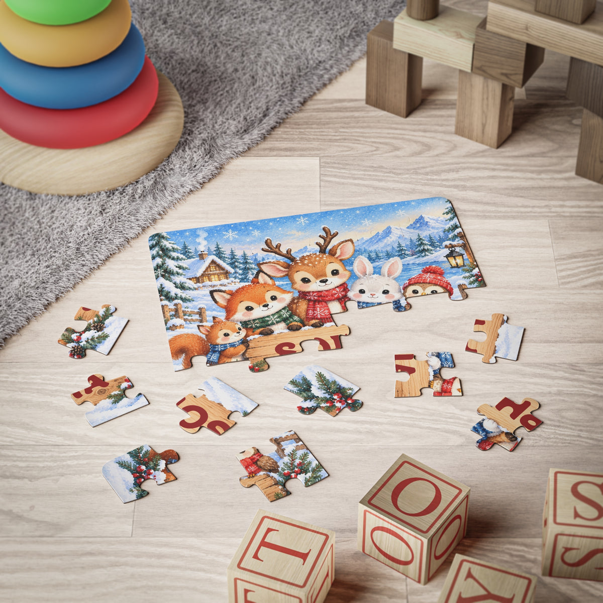 Winter Woodland Friends Puzzle