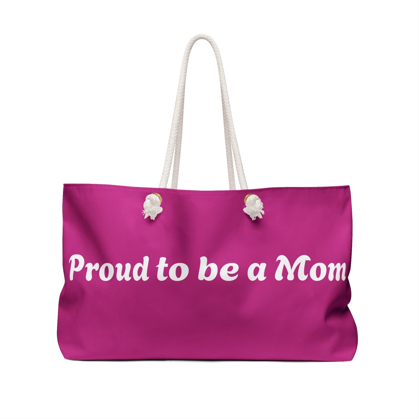 Weekender Bag for Super Mom "Momming is Not Easy but It's Worth It"