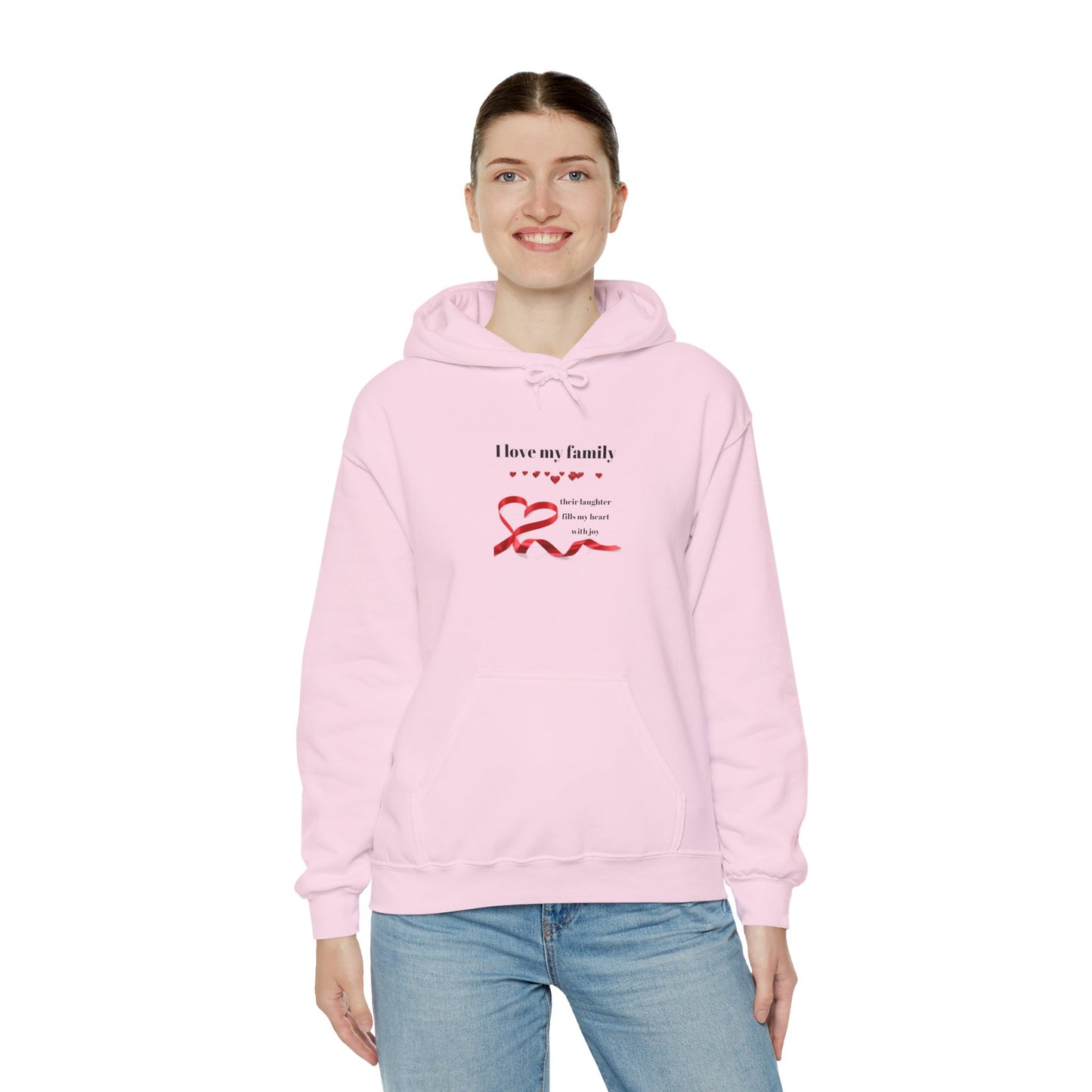 Love My Family Unisex Hooded Sweatshirt - Cozy Family Connection