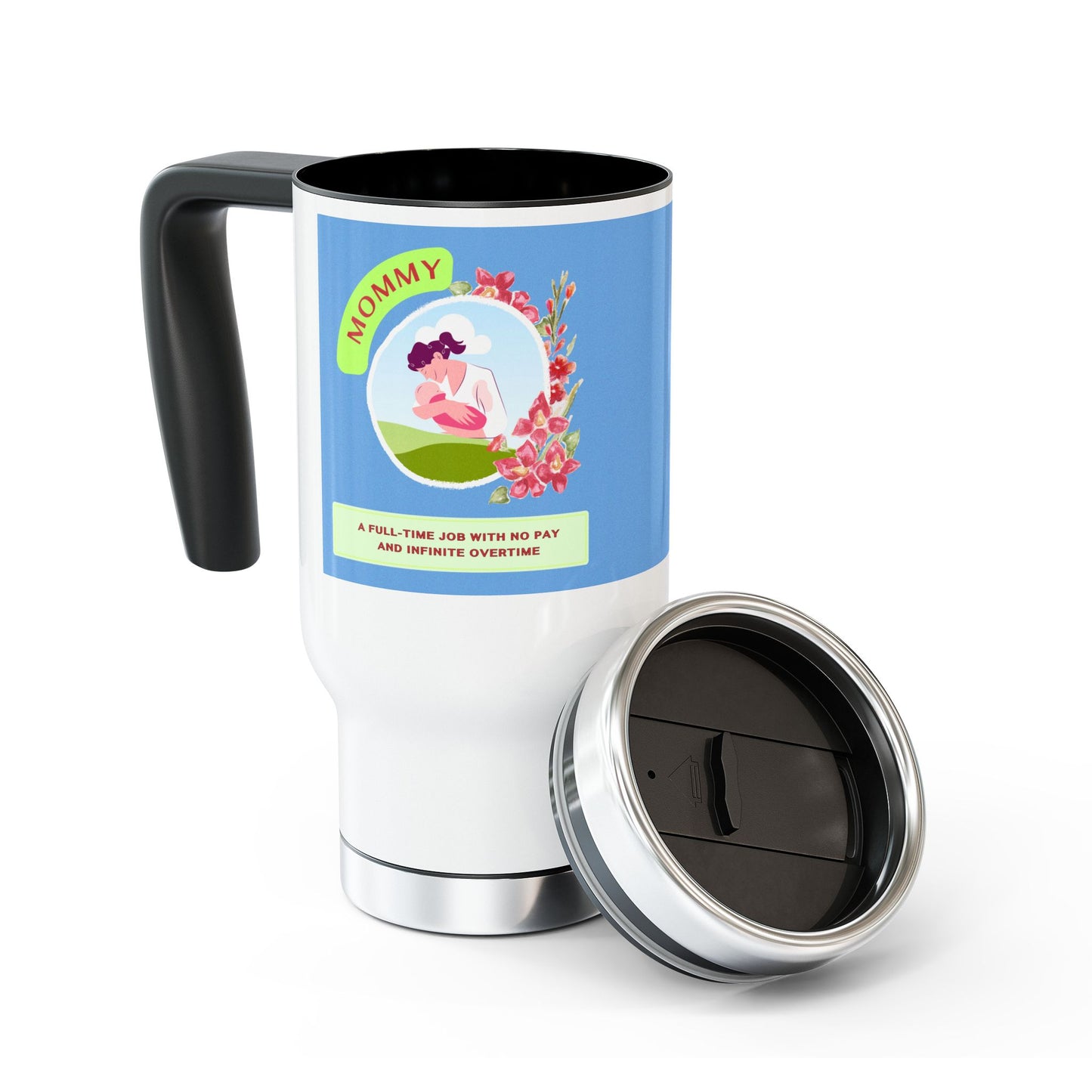 Mommy Coffee Travel Mug - 14oz Stainless Steel