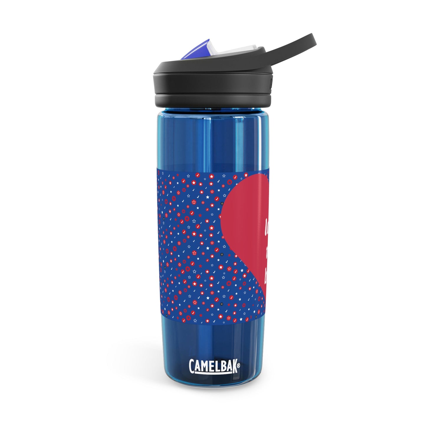 CamelBak Eddy® Love Water Bottle - 20oz/25oz with Heart Design "I love my boy"