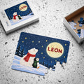 Polar Bear & Penguin Moon Puzzle