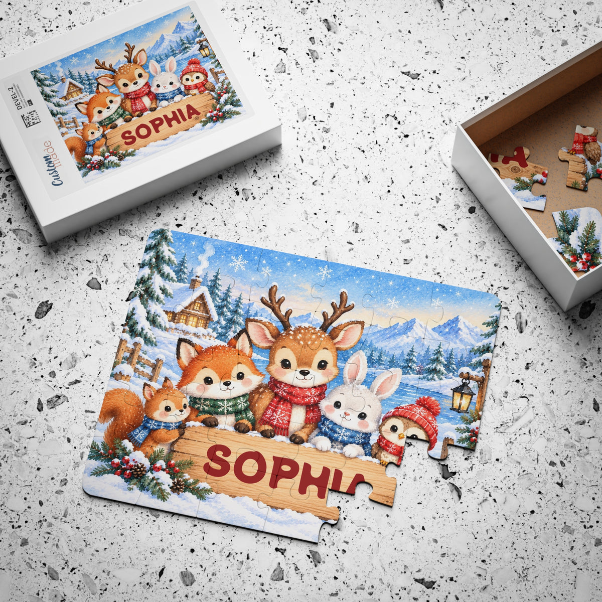 Winter Woodland Friends Puzzle