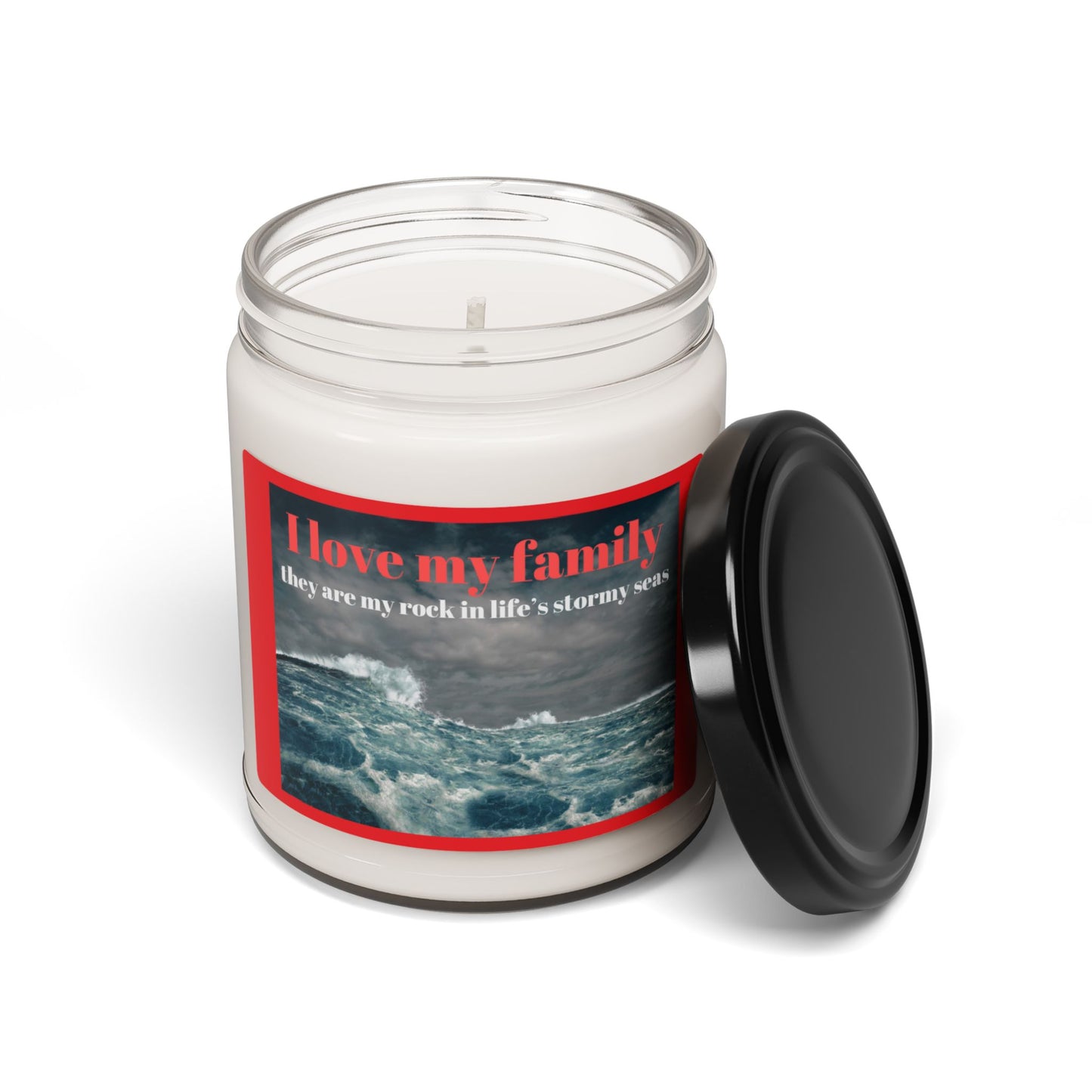 Love My Family Scented Soy Candle - 9oz - Ocean Vibes Decor