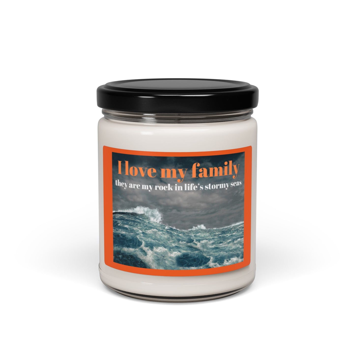 Family Love Scented Soy Candle - Ocean Breeze, 9oz